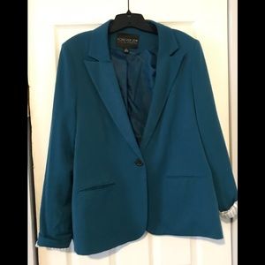 Four 1X F21+ blazers in varying colors